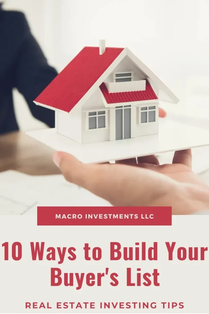 10 Ways to Build Your Buyers list in Real Estate | Blog | InvestingTE.com