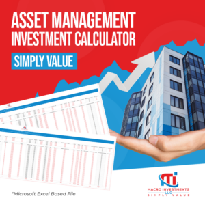 Real estate asset management investment calculator spreadsheet for managing an investment portfolio