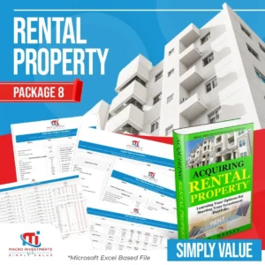Rental Property Package 8 with rental, house flipping, construction, CapEx, ARV and eBook