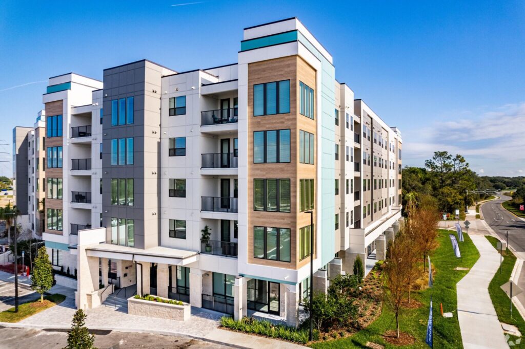 Multifamily residential building used for rental property investing