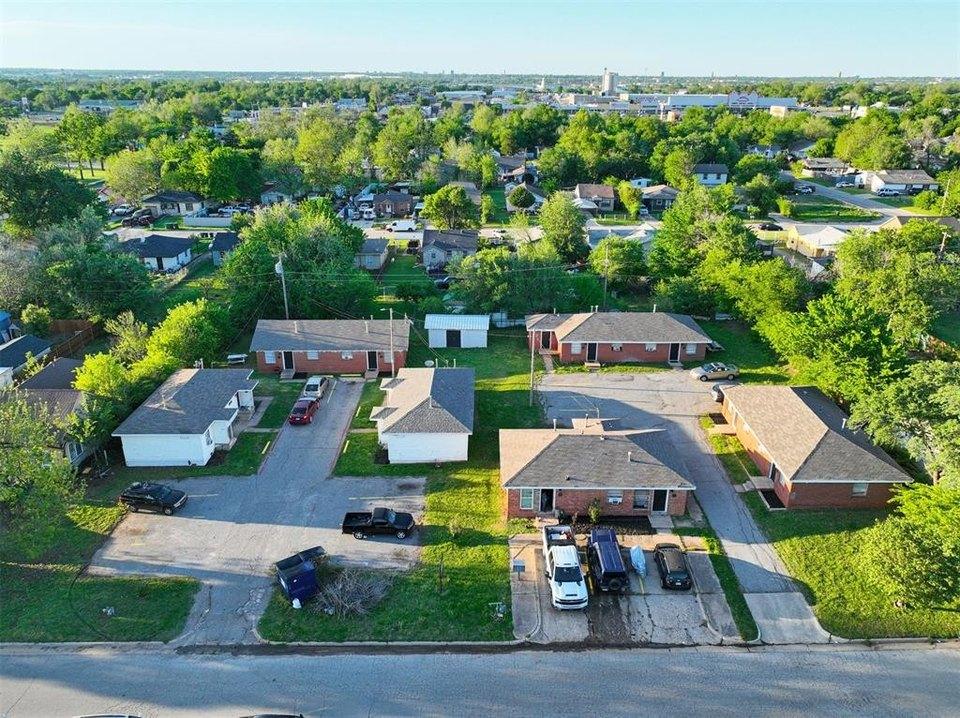 Residential properties representing different real estate investing strategies